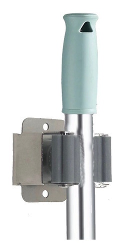 Organizador Soporte Simple Porta Escoba Atornillar Reforzado 0