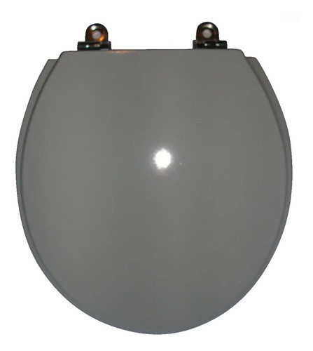 Tapa Asiento De Inodoro De Madera Florencia Gris H.cromo 0