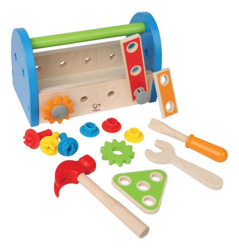 Juguete Hape - Fix It Tool Box - Madera - Herramientas 0
