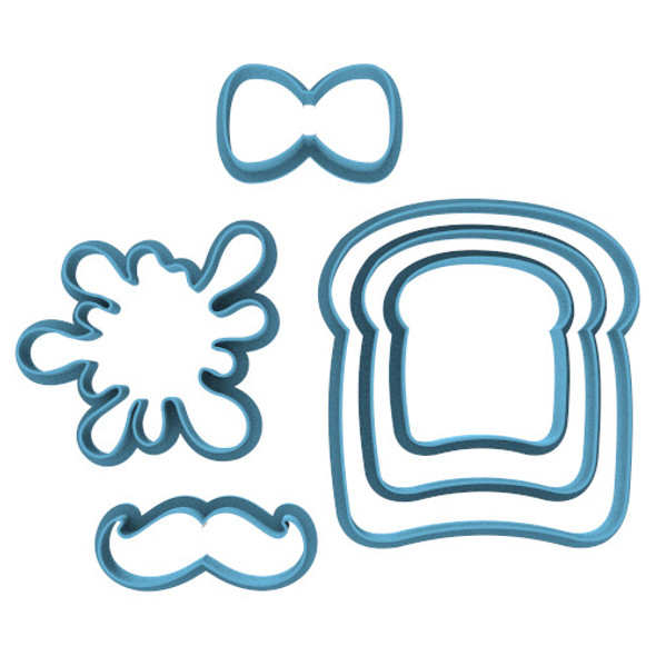 2183 Rebanadas De Pan Cortante Para Galletas 0