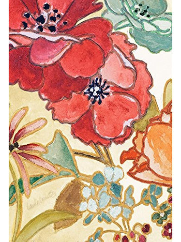 Toland Home Garden 109871 Acuarela Ramo Flor Bandera 28x40 P 0