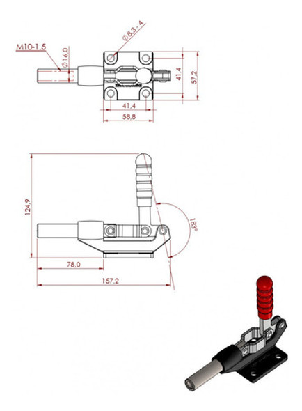Sujetador Rapido Frontal 386 Kg 1