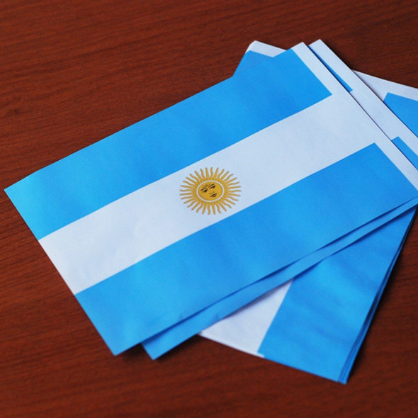 1000 Bandera Argentina Chica De Papel 20x29cm - Mundial 1