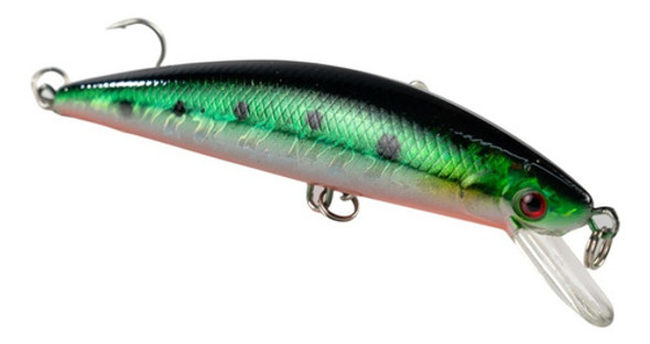 Señuelo Media  Agua Con Plomo Redfish 2 Anzuelos 14 Cm 0