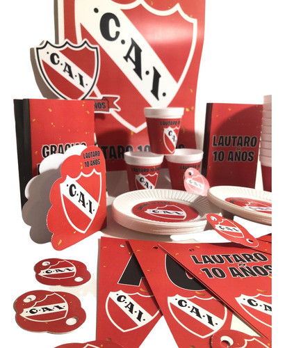 Cotillón Infantil Personalizado X 20 Independiente 0