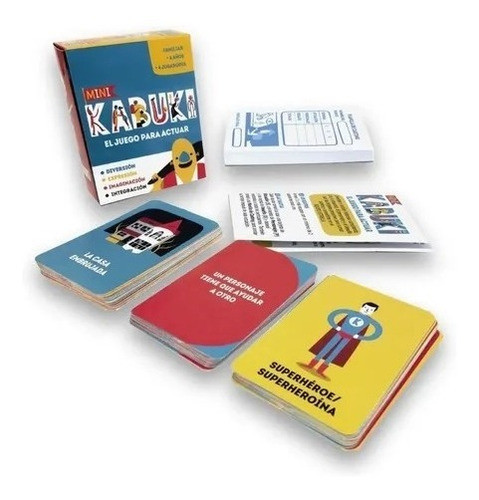 Mini Kabuki, Juego Para Actuar Familiar +6 1