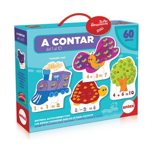 Rompecabezas Puzzle Asociacion A Contar 1 Al 10 Numeros 0