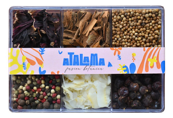 Kit Caja Botanicos X6. Especias, Flores, Deshidratados. Gin 0