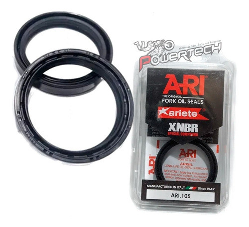Kit Retenes Suspension Ariete 47x58x10 Honda Kawa .105 Cuota 0