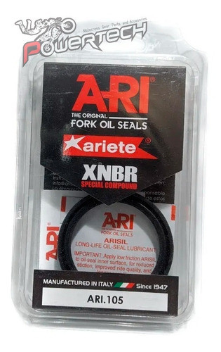 Kit Retenes Suspension Ariete 47x58x10 Honda Kawa .105 Cuota 1