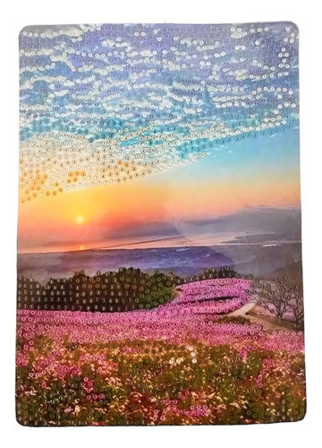 Pintura Por Diamantes Cuadro 15x21 Amanecer 0