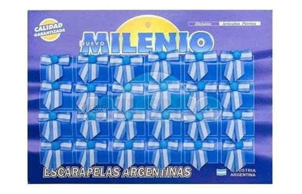Escarapela Milenio Moño Con Boton X24 Unid. Nº114 / 2014 0