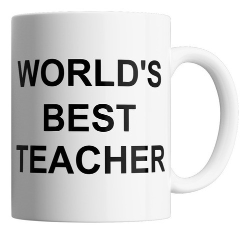 Taza De Ceramica - World's Best Teacher 0