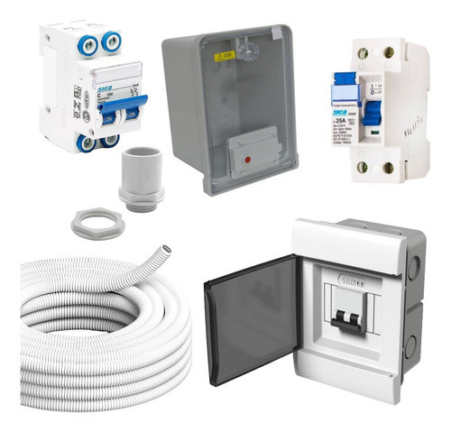 Bajada De Luz Pilar Kit Homologado Monofásica Edesur 0