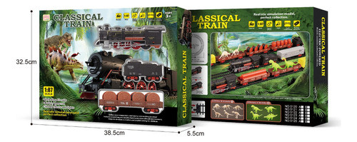 Juguete Tren Locomotora Luz Y Sonido Explorer Fan Tl02 1