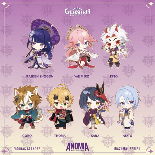 Figuras Standee Inazuma Genshin Impact - Anomia 1