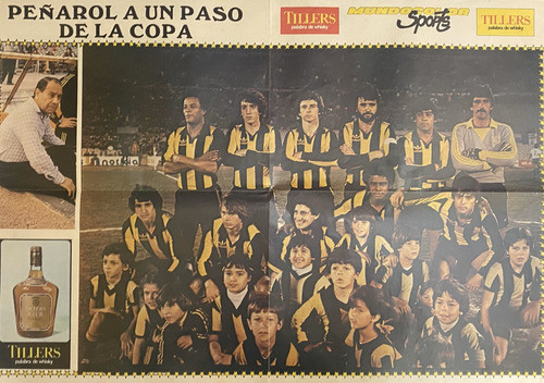 Poster Peñarol 1982 Cerca De La Copa, Mundocolor. Cr04b5 0