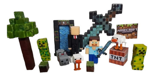 Adorno Para Torta Minecraft 0