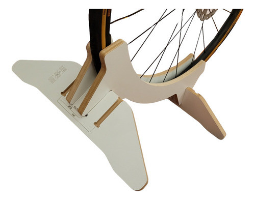 Soporte Para Bicicleta Pie De Apoyo Madera Gravel Ruta Mtb 0