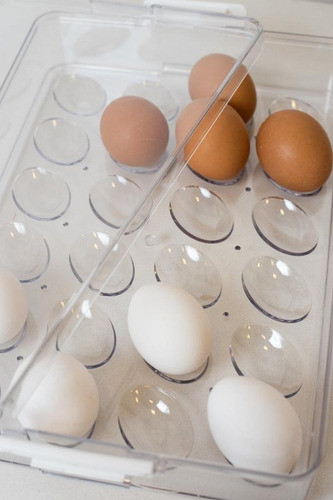 Huevera Eggy De Acrilico Con Tapa 24u #13 0