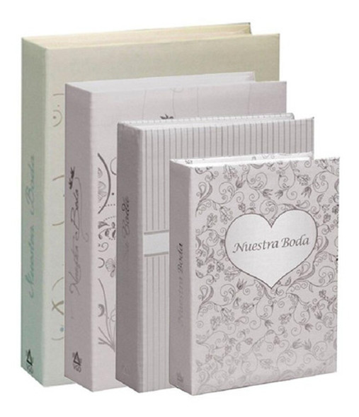 Album  Boda 100 Fotos 15 X 21 Pack X 6 Unid (pp68100/nb)) 0