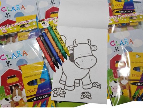 Oferta!!! X 10 Libretas Para Pintar Y Dibujar Con Crayolas 0