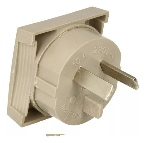 Ficha Adaptador 3 A 2 Kalop K3 Beige Pack X3 1