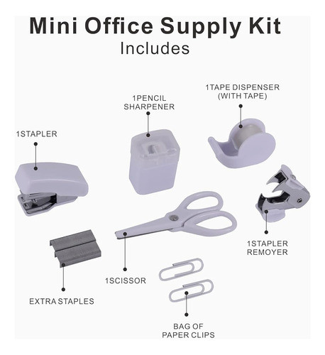 Los Kits De Suministros De Oficina Yizocenguo Mini Incluyen 1