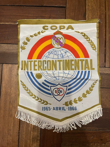 Banderin Sporting Club Campeon Intercontinental 1966 Defenso 0