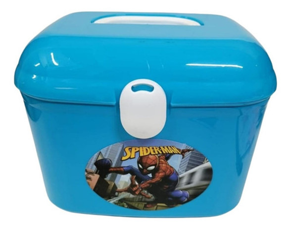 Lonchera Plástica Infantil Rectangular Con Manijax12unidades 0