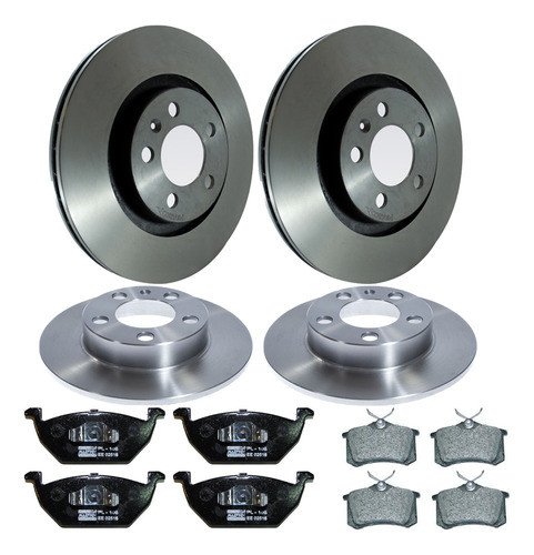 Kit Frenos Delanteros Y Traseros P/ Volkswagen Golf 1.6 0