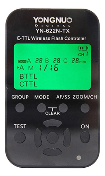 Radio Controlador Yongnuo Yn 622 Tx Ettl Para Nikon 0