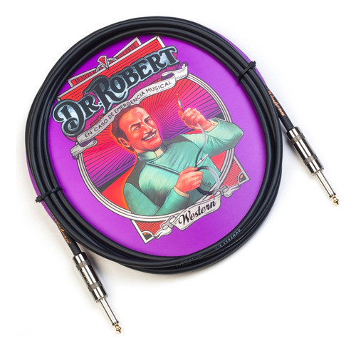 Cable Western Dr Robert Plug Recto 6 Metros 1