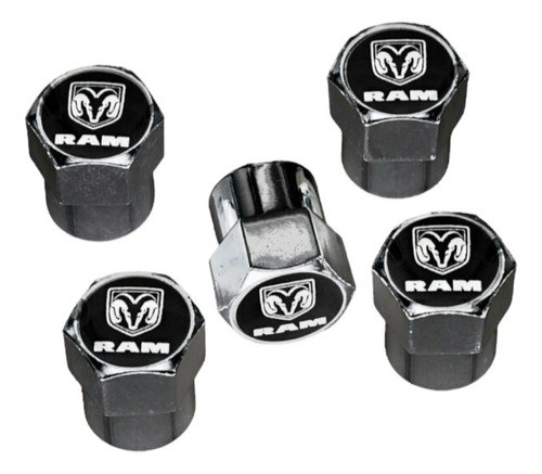 Tapón Para Valvula De Neumáticos Ram X 4 Unid.  Importados!! 0