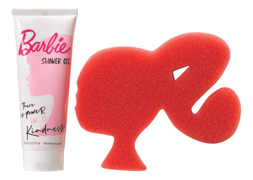 Barbie Set Barbie Shower Gel  + Esponja 2 Unid 1