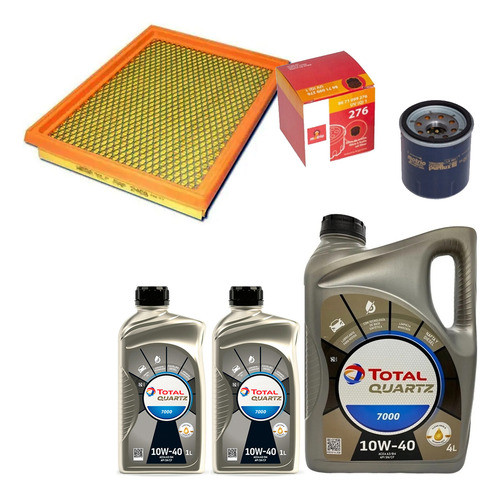 Kit Filtros 6l Aceite 10w40 Renault Koleos 2tr 2.5 16v 0