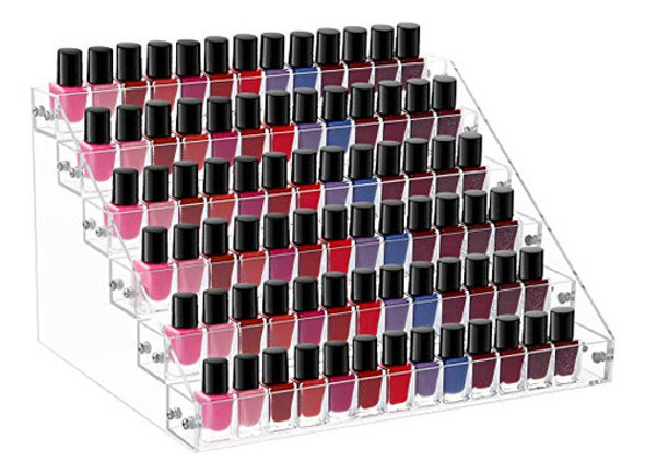 El Estante Para Organizador De Esmalte De Uñas Acrílico De 6 0