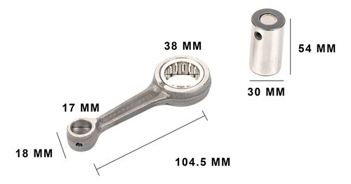Kit Biela Bajaj 180 Creuso 1