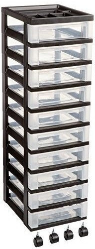 Carro Mediano Con 10 Cajones Y Organizador En La Parte Super 1