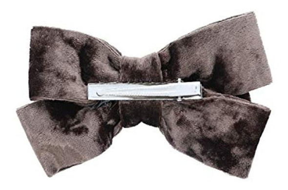 Pinza De Pelo Con Lazo De Terciopelo Machacado 1