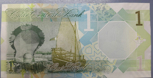 Billete Qatar 1 Riyal Año 2020 Sin Circular 0