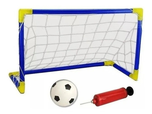 Arco De Fútbol Desarmable 60cm Red Pelota Inflador Motricida 0