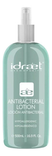 Loción Antibacterial Idraet X 500ml. Hipoalergénica. 0