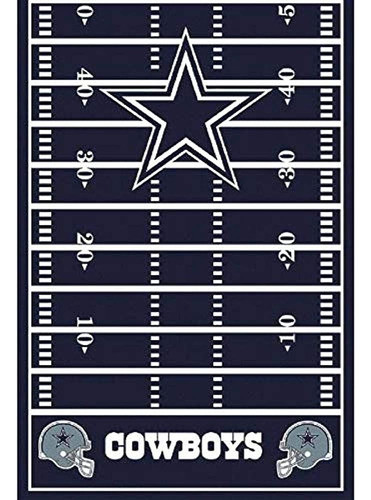 Amscan Dallas Cowboys Collection Cubierta De Mesa De Plástic 0