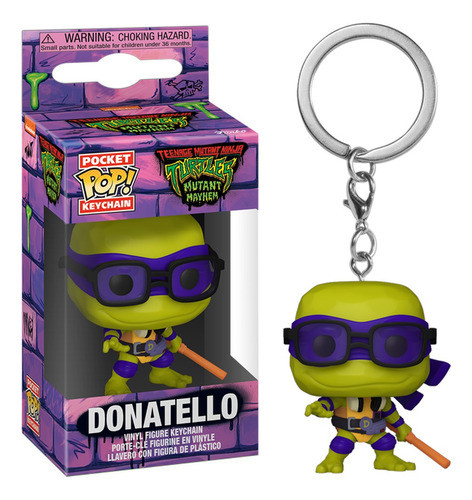 Funko Llavero Tmnt Donatello Nuevo Original 0