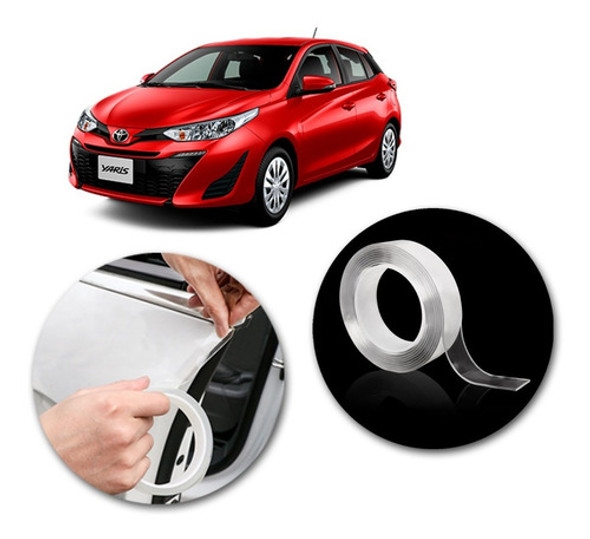 Autoadhesivo Vinilo Transparent Toyota Etios 5mtsx20mm Kenny 0 Autoadhesivo Vinilo Transparent Toyota Etios 5mtsx20mm Kenny 0
