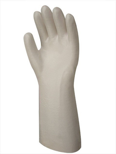 Guante De Pvc El Cacique Blanco 30cm N 10 (cod 3569) 1