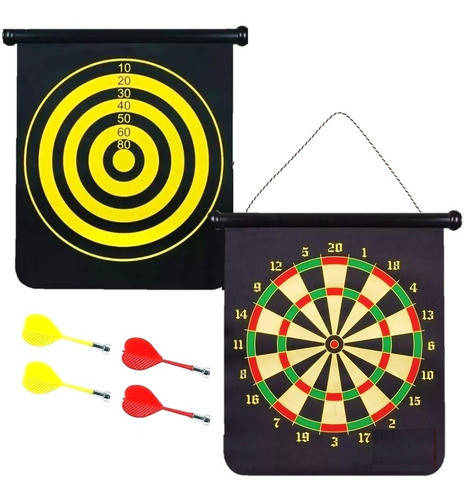 Set Dardos Magneticos Grande Paño 39 X 30 Cm Super Cla Fdm12 0