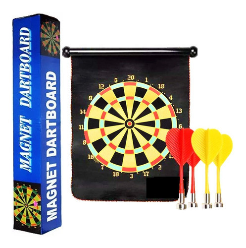 Set Dardos Magneticos Grande Paño 39 X 30 Cm Super Cla Fdm12 1