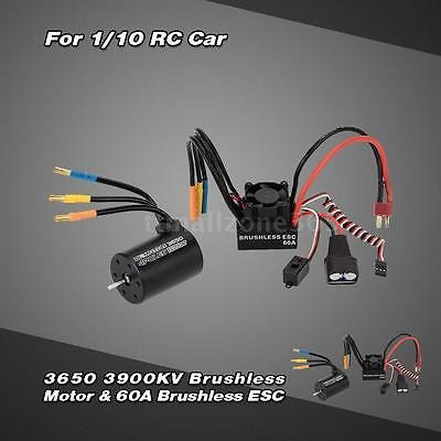 3900kv 3650 Brushless Motor Y 60a Salpicaduras Esc W/bec Par 1